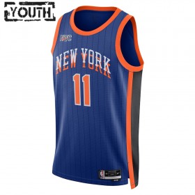 Dječji NBA Dres New York Knicks Jalen Brunson Nike 2023-24 City Edition Plava Swingman